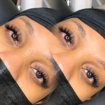 AmyEyesthetics Eyelash Extensions - Hybrid Set (wispy and feathery) - Eyelash Service Near Me - Menomonee Falls, Wisconsin