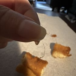 Donut House - Holding the hair from my treat