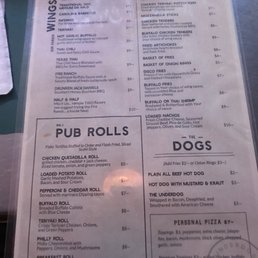 Menu front Menu front
