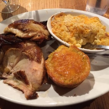 Redsmoke Barbeque - Roasted chicken with a side of Mac and cheese - Bars Near Me - Detroit, Michigan