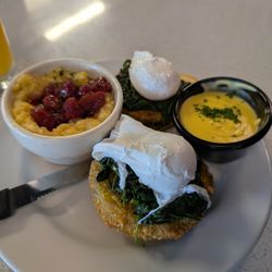 Backwater - Fried green tomato bene w/ grits