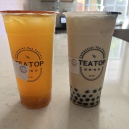 Peach tea & Signature Alpine Green Tea Peach tea & Signature Alpine Green Tea
