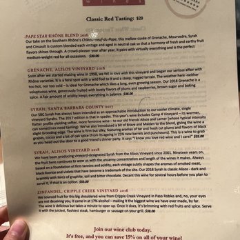 The Valley Project - 11/14/21 menu - Wine Tasting Room Near Me - Santa Barbara, California The Valley Project - 11/14/21 menu - Wine Tasting Room Near Me - Santa Barbara, California