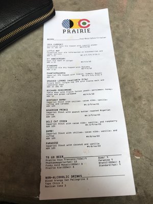 Menu photo 6 Prairie OKC Oklahoma City, OK