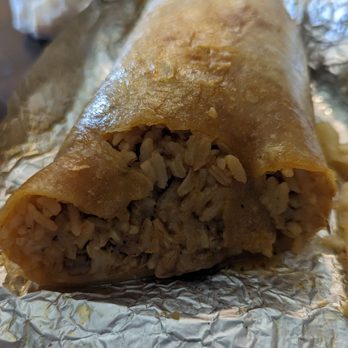 El Taco Amigo - Al Pastor burrito (too much rice and pineapple and not enough Al Pastor) - Food Trucks Near Me - Olympia, Washington