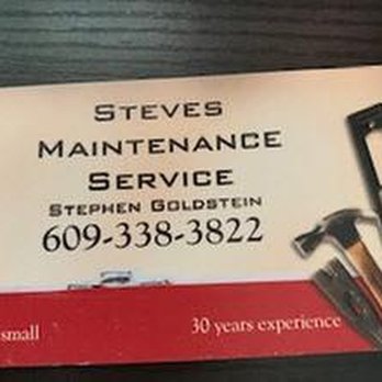 1. Steve's Maintenance