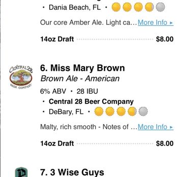 The Thirsty Topher - Brown ale is smooth and flavorful. - Wine Bars Near Me - Orlando, Florida