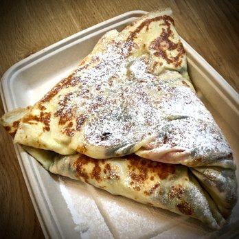 Eataly Boston - STRAWBERRY & BANANA: Crepe at Eataly Boston, with delicious hot cocoa too - Pizza Near Me - Boston, Massachusetts