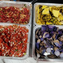Kanak Attack Two - Fresh poke, pineapple, sweet potato, and Lomi salmon on 7-7-23