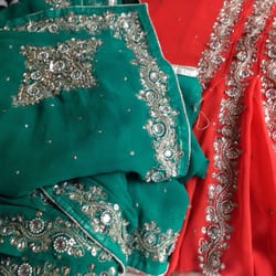 Aishwarya - Two langha saris I purchased...