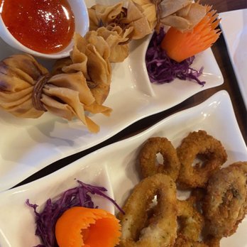 Thaicoon - MONEYBAGS (5) crab rangoon CASH-OUT CALAMARI - Thai Near Me - Katy, Texas Thaicoon - MONEYBAGS (5) crab rangoon CASH-OUT CALAMARI - Thai Near Me - Katy, Texas