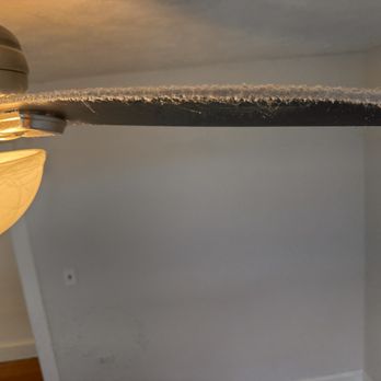AJs Pristine Cleaning - The fan had a layer of I'm guessing dust that was nearly 1 1/2 thick - Home Cleaning Near Me