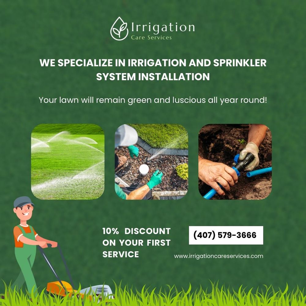 IRRIGATION CARE SERVICES Orlando, Florida Office Cleaning Phone