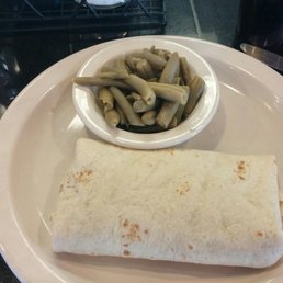 Chicken breast wrap with green beans Chicken breast wrap with green beans