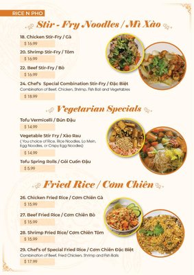 Menu photo 8 Rice & Pho Vietnamese Shippenburg, PA