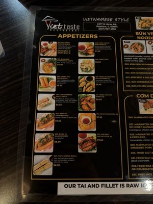 Menu photo 1 Viet Taste Palatine, IL Menu photo 1 Viet Taste Palatine, IL