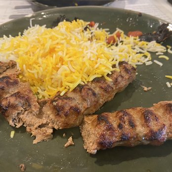 Maydoon - Koobideh- sorry we were hungry and broke into it immediately - Persian/Iranian Near Me - Sacramento, California Maydoon - Koobideh- sorry we were hungry and broke into it immediately - Persian/Iranian Near Me - Sacramento, California