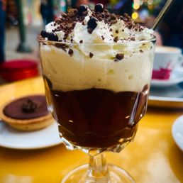 Hot chocolate mousse