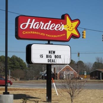 Hardee's - Street Sign - Fast Food Near Me - Franklinton, North Carolina Hardee's - Street Sign - Fast Food Near Me - Franklinton, North Carolina