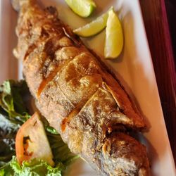 La Colonia Restaurant - Fried Trout....Trucha