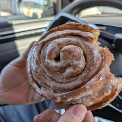 Farmwald Dutch Bakery and Deli - Super Size Cinnamon Roll, $4.88 prior to tax