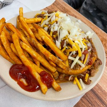 Udderly Divine - Chili size with great fries! $17.00 - Breakfast & Brunch Near Me - Camp Verde, Arizona Udderly Divine - Chili size with great fries! $17.00 - Breakfast & Brunch Near Me - Camp Verde, Arizona