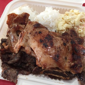 Aloha BBQ - "BBQ Mix Plate Plate" - Hawaiian Near Me - San Francisco, California Aloha BBQ - "BBQ Mix Plate Plate" - Hawaiian Near Me - San Francisco, California