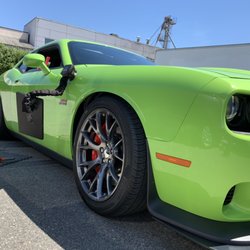 Dent Craft - Door dents on this 2015 Dodge Challenger.