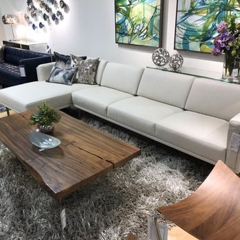 Skandinavia Contemporary Interiors - Berkley sectional with beautiful woodbrook table - Furniture Stores Near Me - Austin, Texas