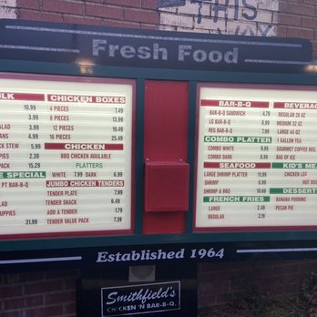 Smithfield's Chicken 'N Bar-B-Q - Barbeque Near Me - Wake Forest, North Carolina