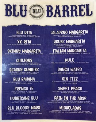 Menu photo 1 Blu Barrel Bar & Grill Abilene, TX Menu photo 1 Blu Barrel Bar & Grill Abilene, TX