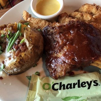 O'Charley's Restaurant & Bar - Love that they include the wet wipe for the ribs! - American Near Me - Florence, Kentucky O'Charley's Restaurant & Bar - Love that they include the wet wipe for the ribs! - American Near Me - Florence, Kentucky