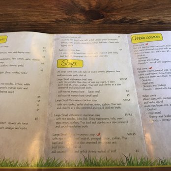Ginger and Lemongrass - Menu - inside - Vietnamese Near Me - Whitestone, New York