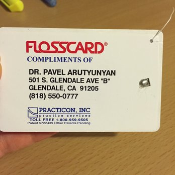 Crystaldent - I was given this flosscard at my last appointment. Comes in very handy after a meal - General Dentistry Near Me - Glendale, California Crystaldent - I was given this flosscard at my last appointment. Comes in very handy after a meal - General Dentistry Near Me - Glendale, California