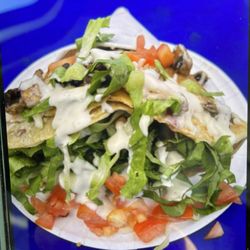A&J Crepes - Cesar chicken crepe!