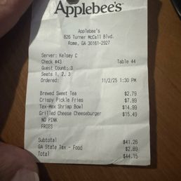 Receipt Receipt