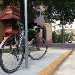 Bexar County Tax Assessor-Collector - Bike locked out front of the bldg.