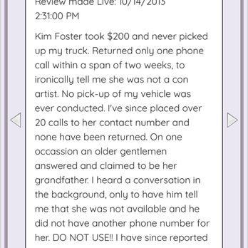 Tru Auto Transport - She is a professional act of fraud do not use this company - Vehicle Shipping Near Me Tru Auto Transport - She is a professional act of fraud do not use this company - Vehicle Shipping Near Me