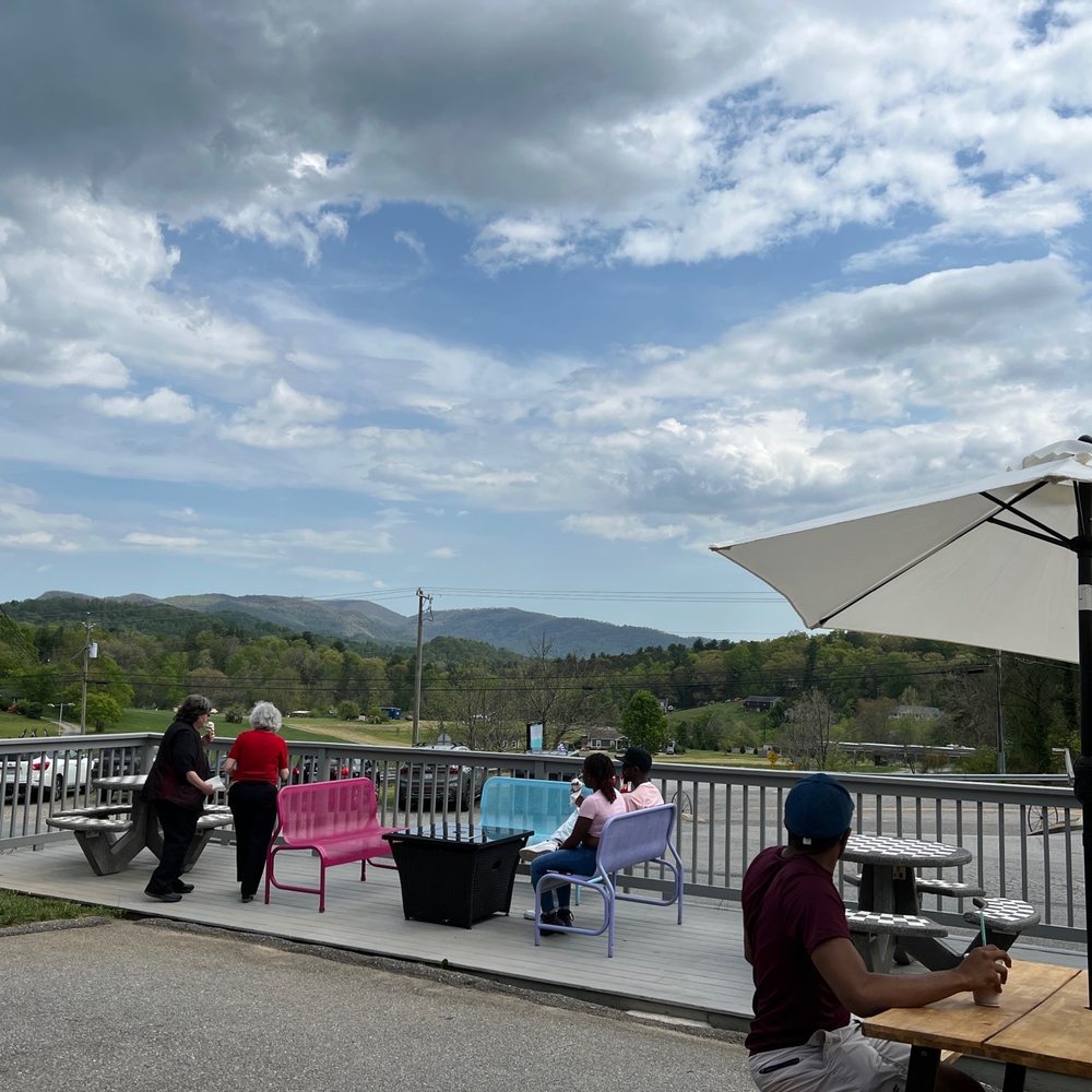 Great views with delicious ice cream.