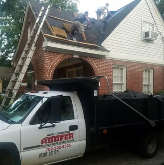 Slide of Alan Townsend Roofer