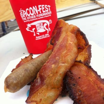 BaconFest KC - Farmland selections: jalepeno, black pepper, applewood smoked, & sausage. - Yelp Events Near Me - Kansas City, Missouri