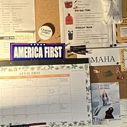 NorCal Imaging | Pleasanton - Fascist propaganda ("America First" and "MAHA") in the ultrasound room