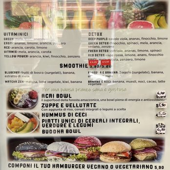 Nectare - Great menu. - Juice Bars & Smoothies Near Me - Bologna, BO Nectare - Great menu. - Juice Bars & Smoothies Near Me - Bologna, BO
