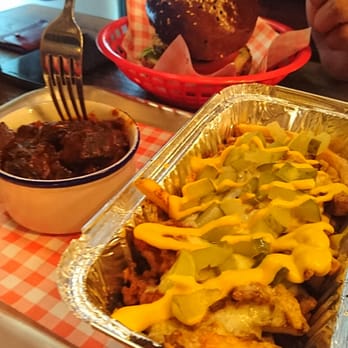 Buffalo & Rye - Chilli cheese fries and burnt ends - New American Near Me - Birmingham, XWM