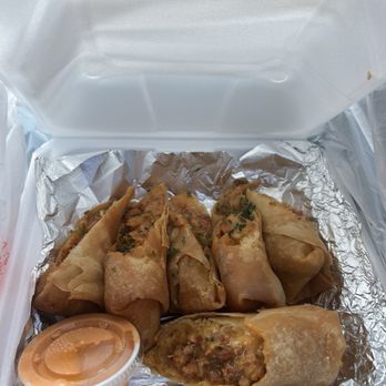 Love’s Cajun Cuisine - Seafood Voodoo Eggrolls 6 count - Seafood Near Me - Houston, Texas