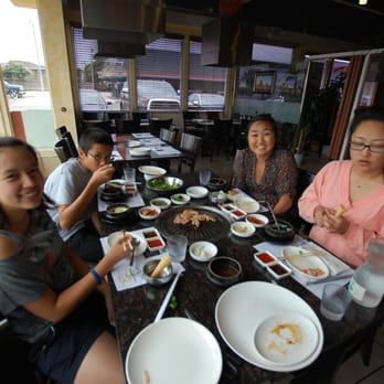Cham Soot Gol - Lots of smiley happy faces (and full tummies) - Korean Near Me - Buena Park, California