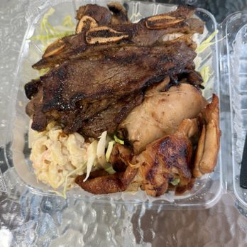 Olioli Hawaiian BBQ - Kalbi Short Ribs & bbq chicken plate - Barbeque Near Me - San Jose, California Olioli Hawaiian BBQ - Kalbi Short Ribs & bbq chicken plate - Barbeque Near Me - San Jose, California