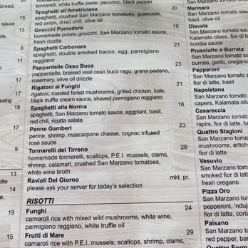 Cafe Oro Di Napoli - Menu - Pizza Near Me - Toronto, Ontario