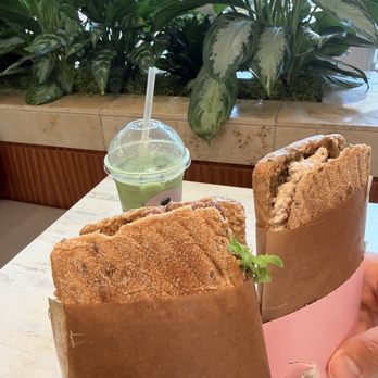 Joe & the Juice - Steak sandwich, tunacado, and iced oat milk matcha latte - Juice Bars & Smoothies Near Me - Bellevue, Washington Joe & the Juice - Steak sandwich, tunacado, and iced oat milk matcha latte - Juice Bars & Smoothies Near Me - Bellevue, Washington