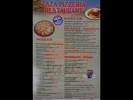Menu photo 6 Zaza Pizza Miami, FL Menu photo 6 Zaza Pizza Miami, FL